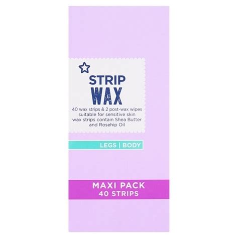 superdrug wax strips.